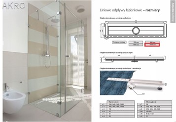 Odpływ liniowy PRODMAX INOX P001 100cm 2w1