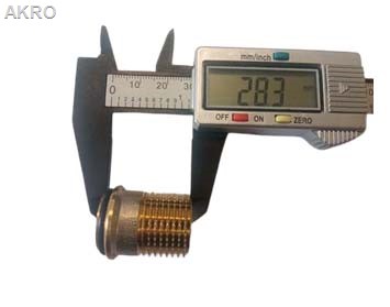 Zawór grzejnikowy termostatyczny 3/4" prosty M30x1,5