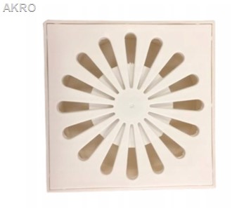 Kratka ściekowa 15x15 50 plastik pion pionowa