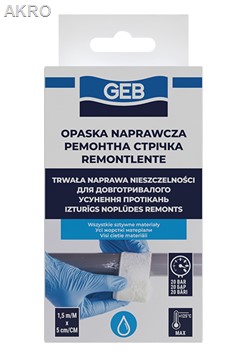Opaska naprawcza uszczelniająca 5cm x 1,5m