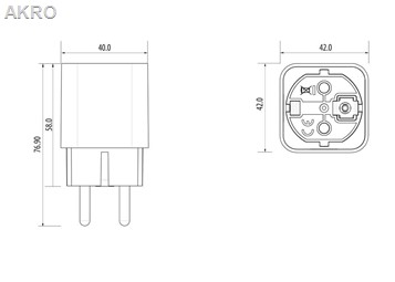 SALUS SPE600 Smart Plug wtyczka in