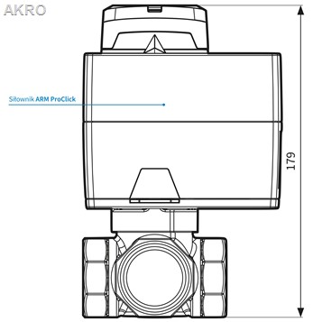 AFRISO Zawór mieszający 3-drogowy 2" Pro-Click