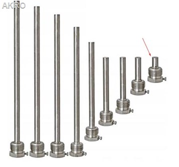 Kieszeń termometra 1/2" 30mm AISI PG9 nierdzewka