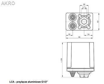 Włącznik BRIO SK-13 z kablem zasil.OMNIGENA