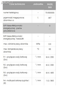 Zbiornik bufor bez wężownicy Galmet SG(B) 500L