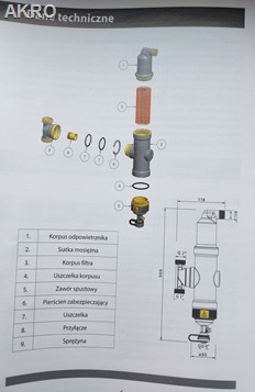 Separator zanieczyszczeń i powietrza IBO 1"