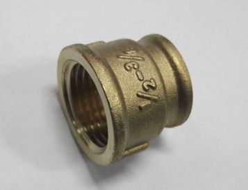 Mufa redukcyjna 1/2"x3/8" ww mosiężna