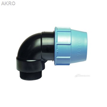 PE Złączka kolano 25x3/4" gwint zewnętrzny UNIDELTA kolano na ru