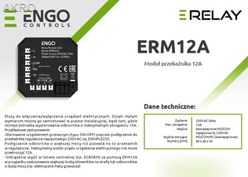 ENGO Przekaźnik ERM12A