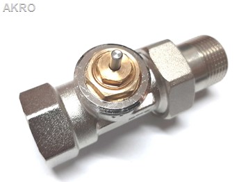 Zawór grzejnikowy termostatyczny 3/4" prosty M30x1,5