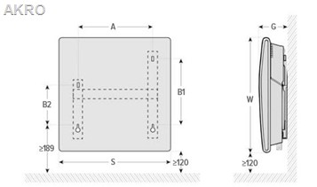 GRZEJNIK elektryczny F-120 WiFi 2500W 909x461