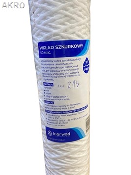 Wkład filtra 10" sznurkowy 50 mikronów