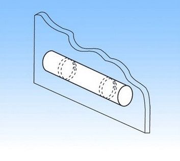 Kanał okrągły O100 L-500 EASIPIPE