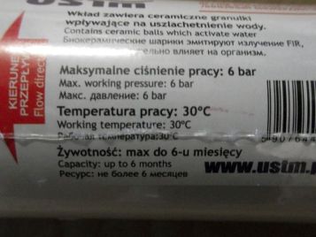 Wkład liniowy ceramiczny do osmozy L-BIO