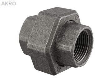 DWUZŁĄCZKA CZARNA ŚRUBUNEK czarny 6/4" WW śrubunek bez uszczelki