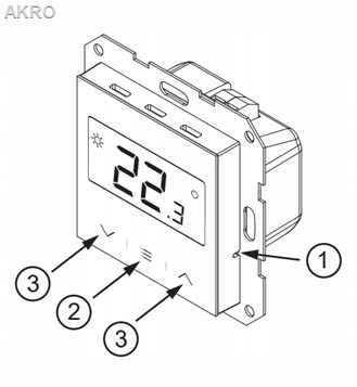 Tech SINUM FR-S2 czarny Przewodowy regulator tempe