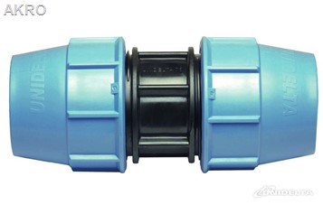 PE dwuzłączka 25x25 UNIDELTA złączka prosta na rur