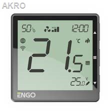 Regulator ENGO EFAN 24V biały podtynkowy Wi-Fi do sterowania temperaturą