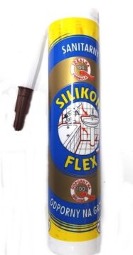 Silikon sanitarny BRĄZOWY 310ml. FLEX