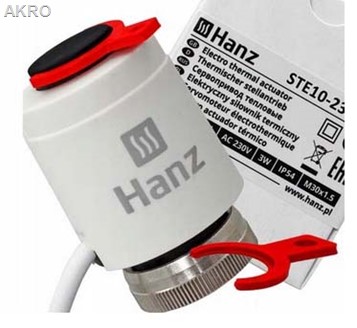 Siłownik STE10-230/NC-podłogówka M30x1,5 230V 302