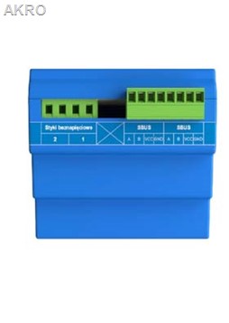 TECH SINUM PS-08m 230 Moduł przekaźnika na szynę