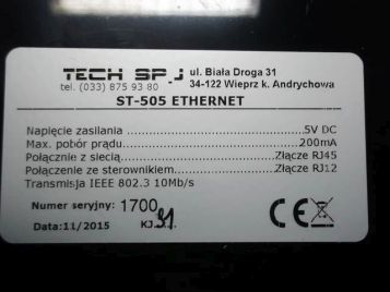 TECH sterownik ST-505 ETHERNET