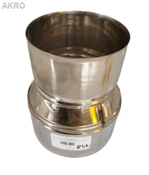 Wkład kominowy redukcja 100x125 100+ 125- km837