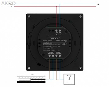 Tech sterownik SINUM CP-04 Wi-Fi Bezprzewodowy pan