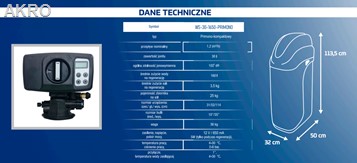 Stacja zmiękczająca 30L PRIMONO zmiękczacz USTM