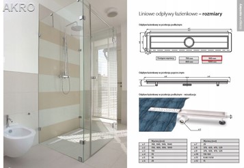 Odpływ liniowy PRODMAX INOX P001 90cm 2w1