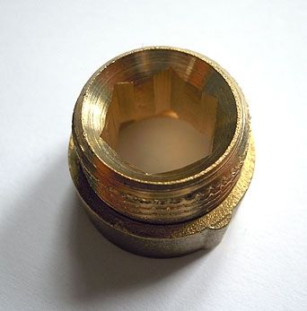 Przedłużka mosiężna 1/2"x10mm