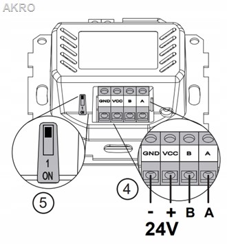 Tech SINUM FR-S2 czarny Przewodowy regulator tempe