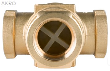 Zawór temperaturowy 1" 55°C 3 drogowy ATV335 kvs9 AFRISO