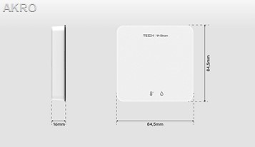 TECH C-S1m CZARNY Sinum Przewodowy Czujnik Temper