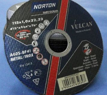 Tarcza do metalu 115x1 NORTON