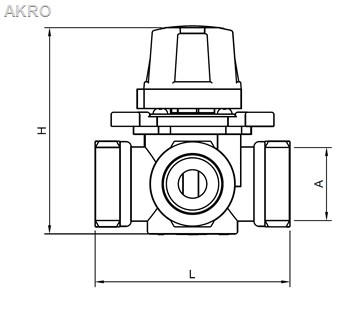 ZAWÓR REGULACYJNY 3- DROGOWY 2" Diamond