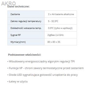 SALUS HTR-RF(20)bezprzewodowy elektroniczny dobowy