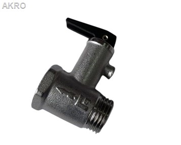 Zawór bezpieczeństwa do bojlera 1/2" 8bar FERRO z zaworem zwrotnym