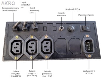 Sterownik Diamond ST-05 pompa centralnego ogrzewania cwu dmuchawa LCD