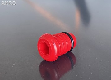 Korek DO PRÓB SZCZELNOŚCI FI 16 CZERWONY pex