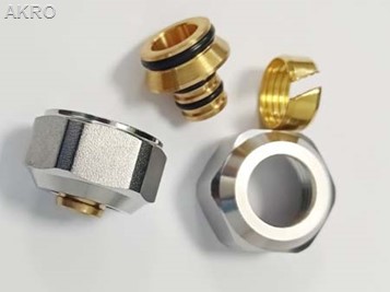 Zacisk do rur PEX 16x3/4" gwint wewnętrzny eurokonus