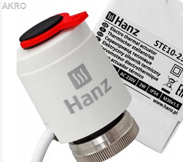 Siłownik STE30-230/NC-podłogówka M30x1,5 230V 303