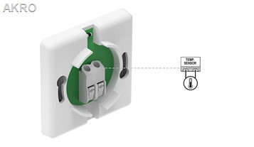TECH SINUM C-S1P BIAŁY PRZEWODOWY MINI CZUJNIK TEM