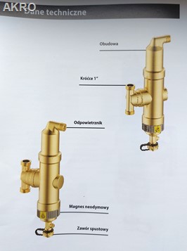 Separator zanieczyszczeń i powietrza IBO 1"