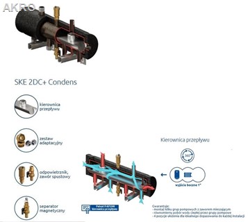 Elterm Sprzęgło-Kolektor SKE 2DC+Condens 55kW 1"