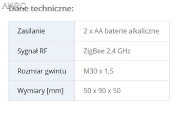 SALUS TRV10RMF bezprzewodowa głowica termostatyczn