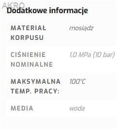 Zasuwa 6/4" MOSIĘŻNA