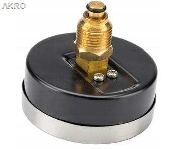 Termomanometr 6bar 80mm 120°C 1/2" TYŁ