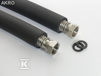 Węże elastyczne w izolacji FAMAS 1" 1,5m 2szt