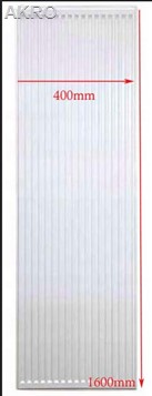 Grzejnik panelowy pionowy VERTEX VN22 1600x400